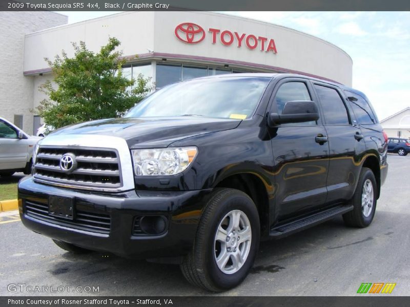 Black / Graphite Gray 2009 Toyota Sequoia SR5 4x4