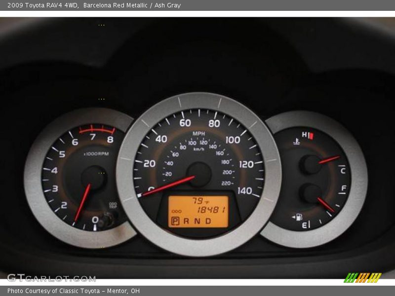 Barcelona Red Metallic / Ash Gray 2009 Toyota RAV4 4WD