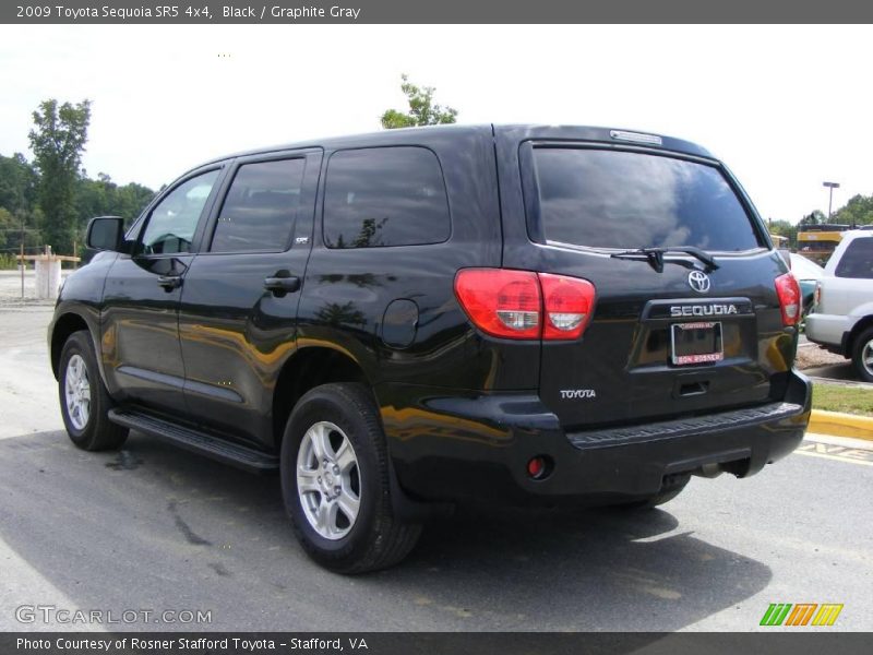 Black / Graphite Gray 2009 Toyota Sequoia SR5 4x4