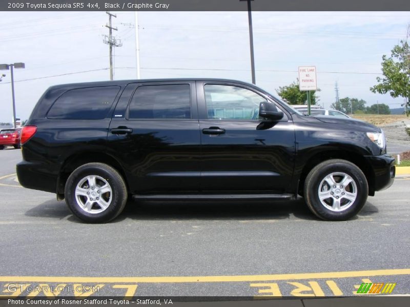 Black / Graphite Gray 2009 Toyota Sequoia SR5 4x4