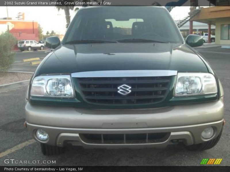 Grove Green Metallic / Gray 2002 Suzuki Grand Vitara Limited