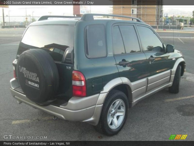 Grove Green Metallic / Gray 2002 Suzuki Grand Vitara Limited