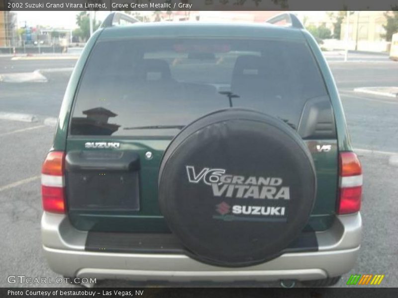 Grove Green Metallic / Gray 2002 Suzuki Grand Vitara Limited