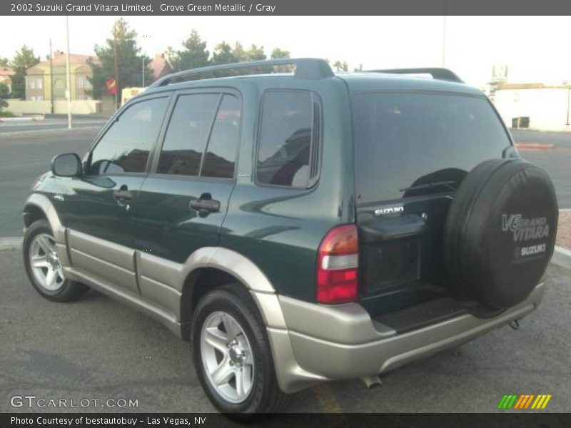 Grove Green Metallic / Gray 2002 Suzuki Grand Vitara Limited
