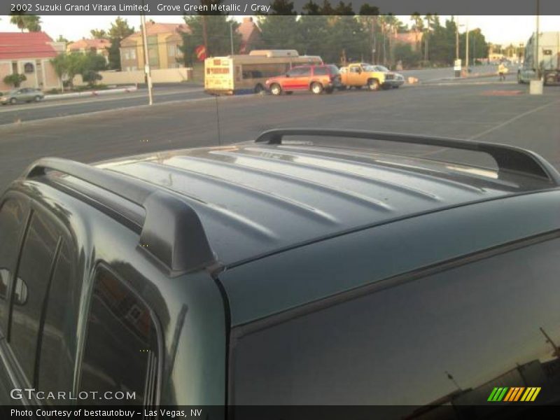 Grove Green Metallic / Gray 2002 Suzuki Grand Vitara Limited