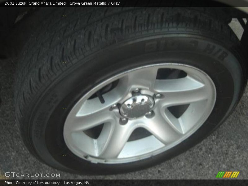 Grove Green Metallic / Gray 2002 Suzuki Grand Vitara Limited