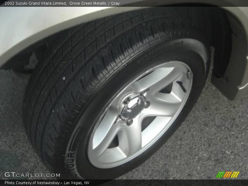 Grove Green Metallic / Gray 2002 Suzuki Grand Vitara Limited