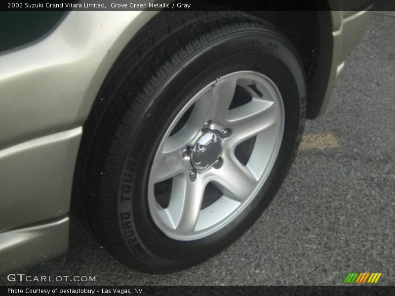 Grove Green Metallic / Gray 2002 Suzuki Grand Vitara Limited