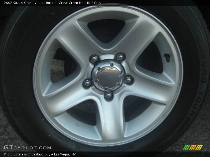 Grove Green Metallic / Gray 2002 Suzuki Grand Vitara Limited