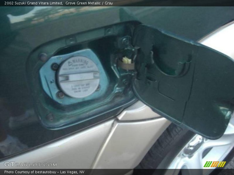 Grove Green Metallic / Gray 2002 Suzuki Grand Vitara Limited