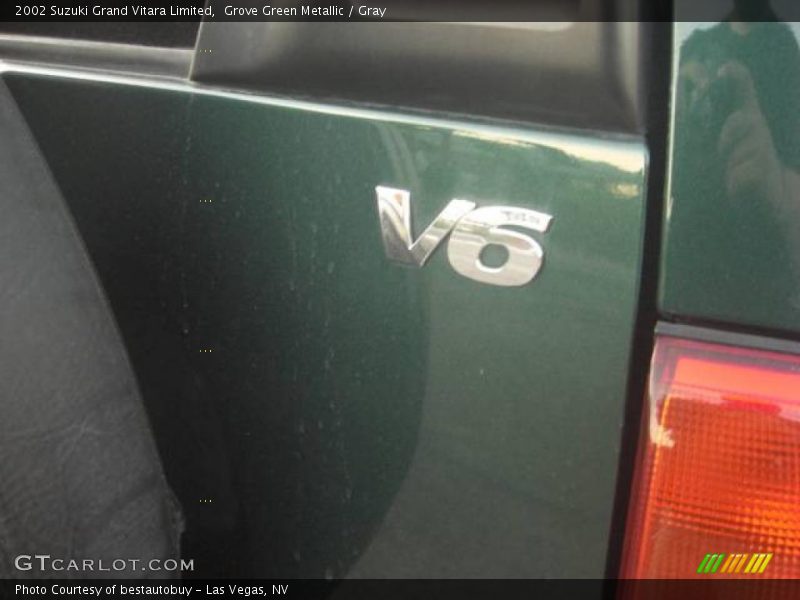 Grove Green Metallic / Gray 2002 Suzuki Grand Vitara Limited