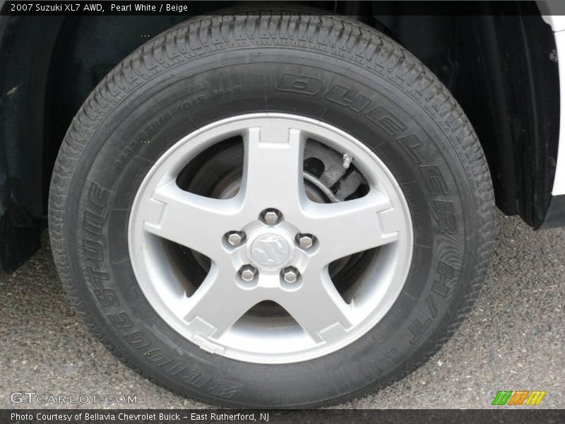 Pearl White / Beige 2007 Suzuki XL7 AWD