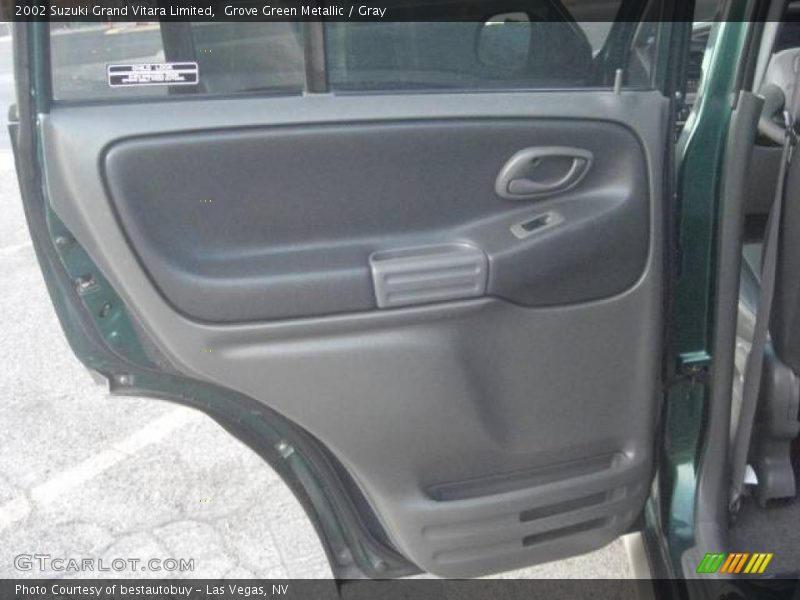 Grove Green Metallic / Gray 2002 Suzuki Grand Vitara Limited