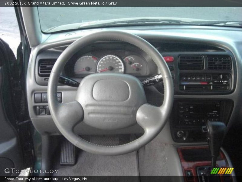 Grove Green Metallic / Gray 2002 Suzuki Grand Vitara Limited