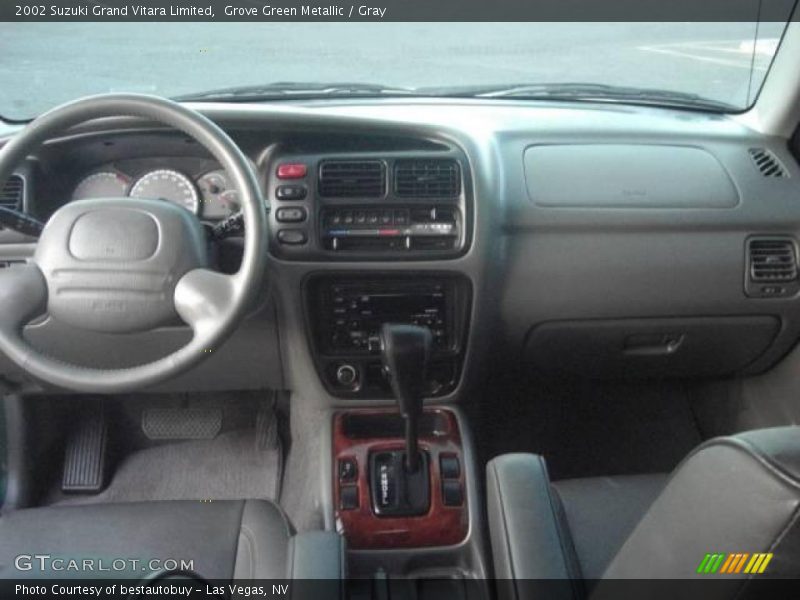 Grove Green Metallic / Gray 2002 Suzuki Grand Vitara Limited