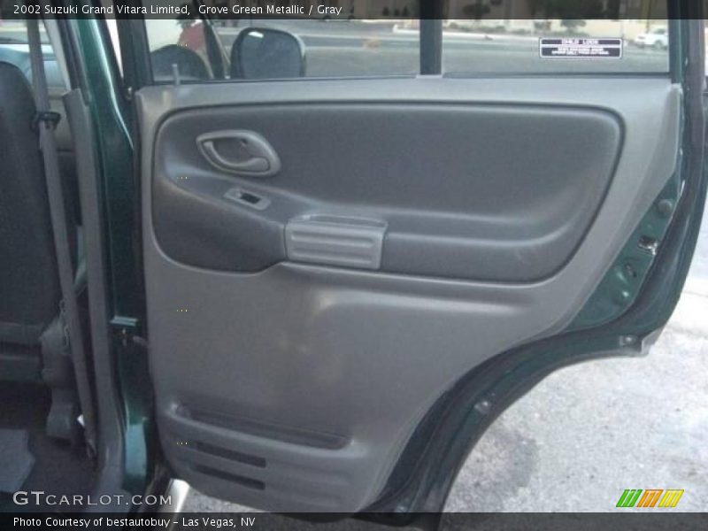 Grove Green Metallic / Gray 2002 Suzuki Grand Vitara Limited
