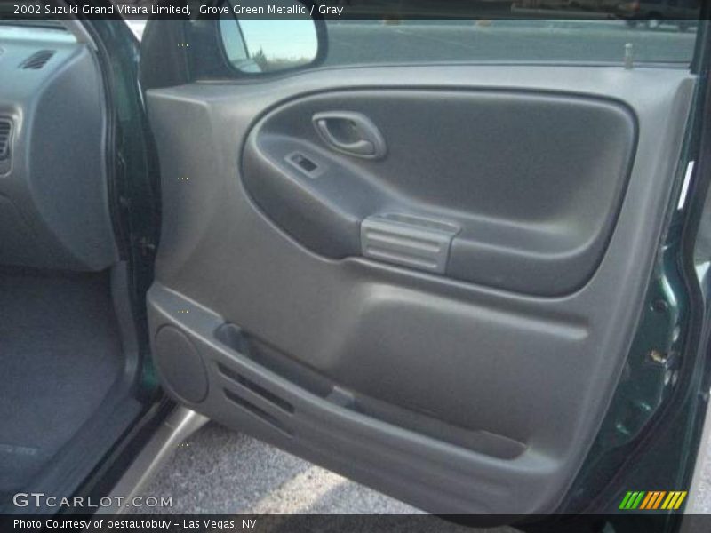 Grove Green Metallic / Gray 2002 Suzuki Grand Vitara Limited