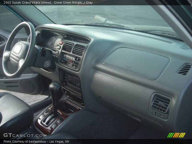 Grove Green Metallic / Gray 2002 Suzuki Grand Vitara Limited