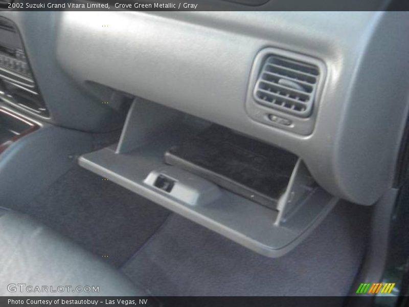 Grove Green Metallic / Gray 2002 Suzuki Grand Vitara Limited