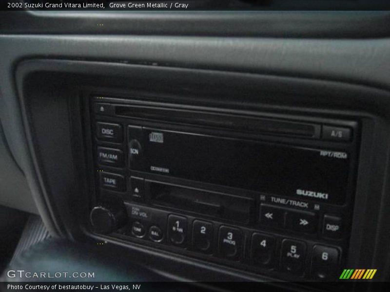 Grove Green Metallic / Gray 2002 Suzuki Grand Vitara Limited