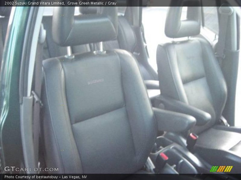 Grove Green Metallic / Gray 2002 Suzuki Grand Vitara Limited