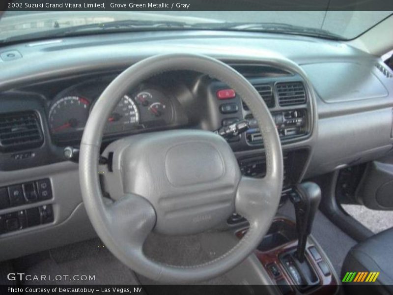 Grove Green Metallic / Gray 2002 Suzuki Grand Vitara Limited