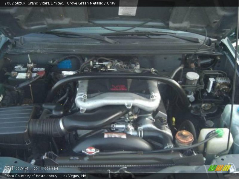 Grove Green Metallic / Gray 2002 Suzuki Grand Vitara Limited