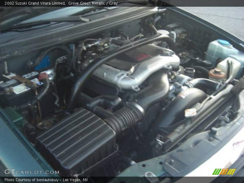 Grove Green Metallic / Gray 2002 Suzuki Grand Vitara Limited