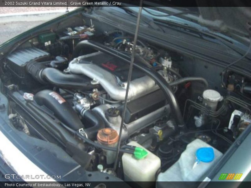 Grove Green Metallic / Gray 2002 Suzuki Grand Vitara Limited
