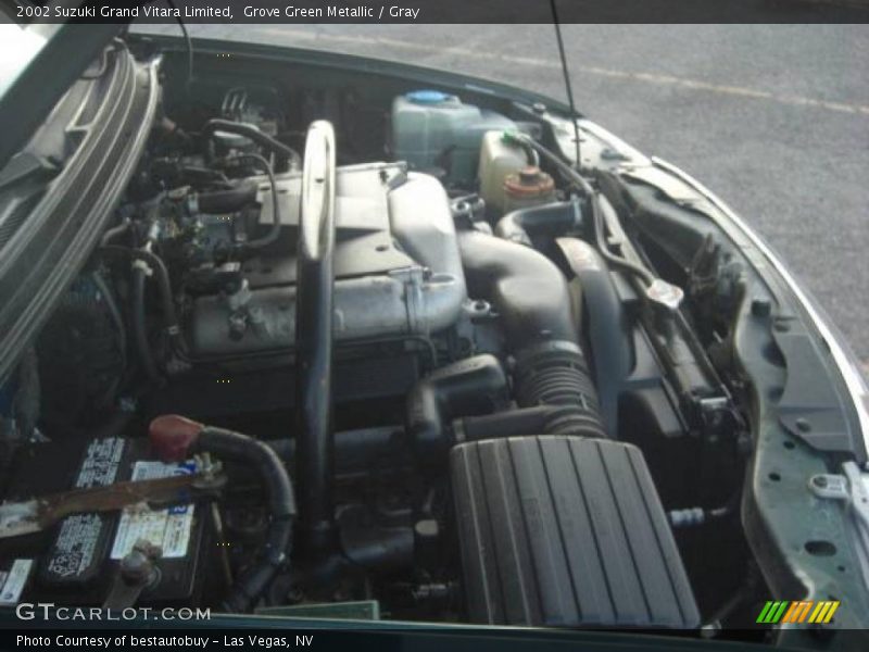 Grove Green Metallic / Gray 2002 Suzuki Grand Vitara Limited