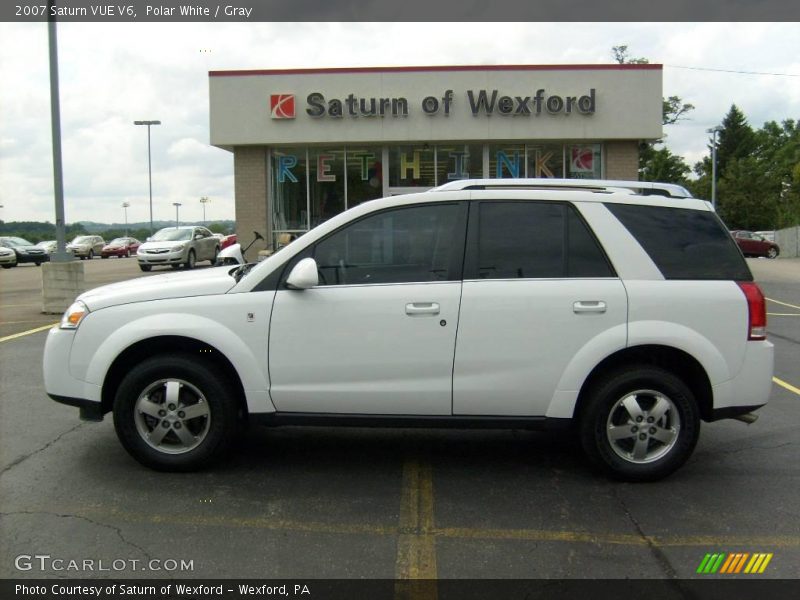 Polar White / Gray 2007 Saturn VUE V6