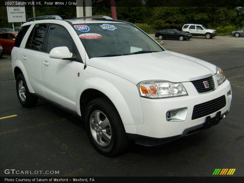 Polar White / Gray 2007 Saturn VUE V6