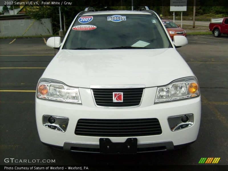 Polar White / Gray 2007 Saturn VUE V6
