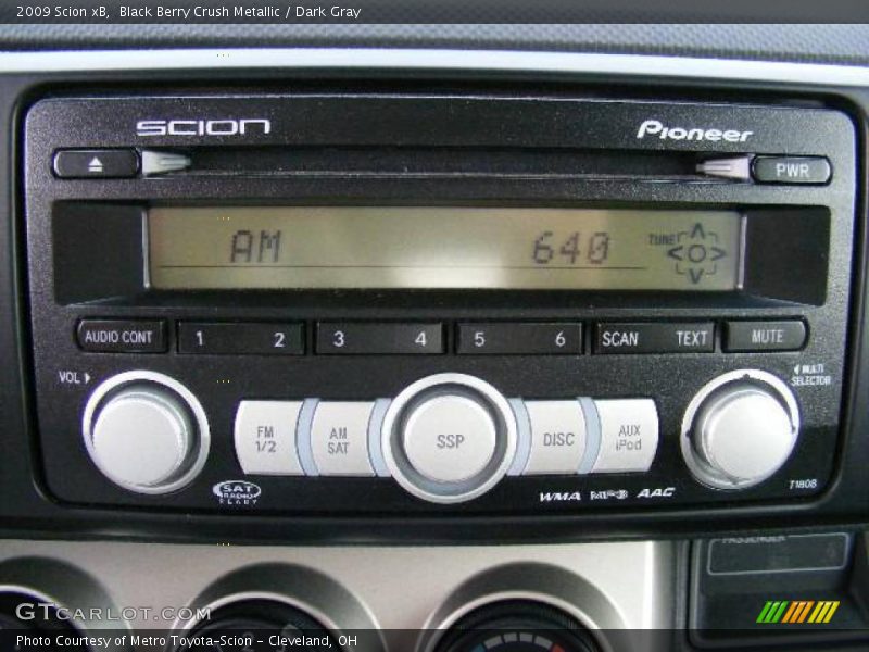 Black Berry Crush Metallic / Dark Gray 2009 Scion xB