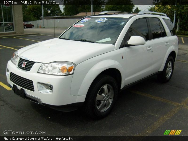Polar White / Gray 2007 Saturn VUE V6