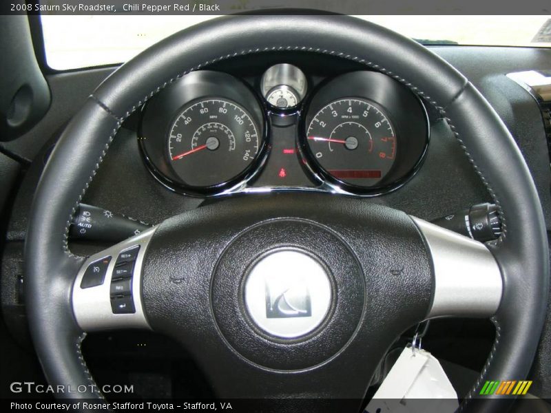 Chili Pepper Red / Black 2008 Saturn Sky Roadster