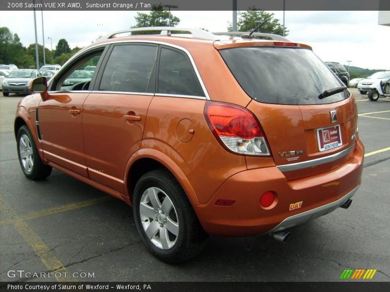 Sunburst Orange / Tan 2008 Saturn VUE XR AWD