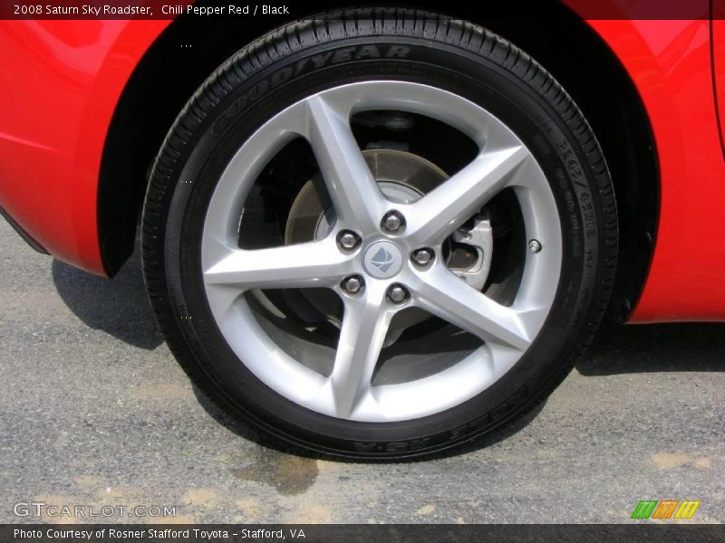Chili Pepper Red / Black 2008 Saturn Sky Roadster