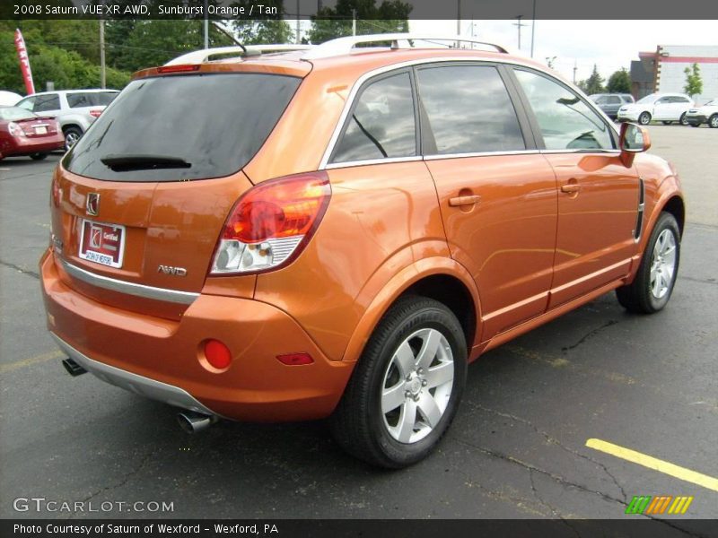 Sunburst Orange / Tan 2008 Saturn VUE XR AWD