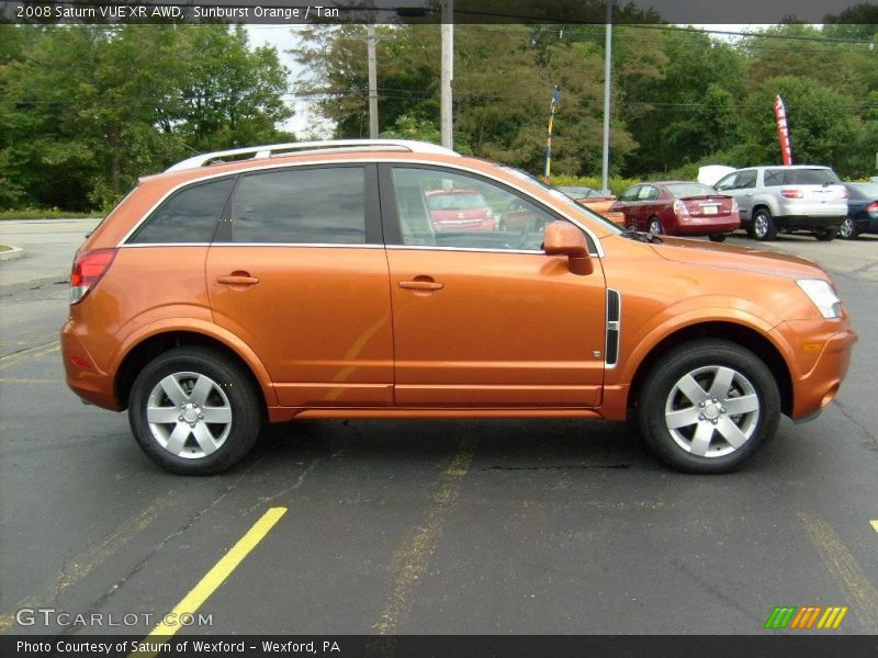 Sunburst Orange / Tan 2008 Saturn VUE XR AWD