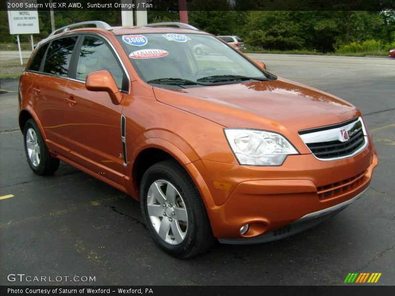 Sunburst Orange / Tan 2008 Saturn VUE XR AWD