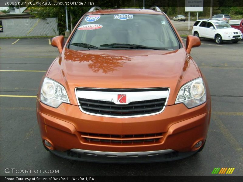 Sunburst Orange / Tan 2008 Saturn VUE XR AWD