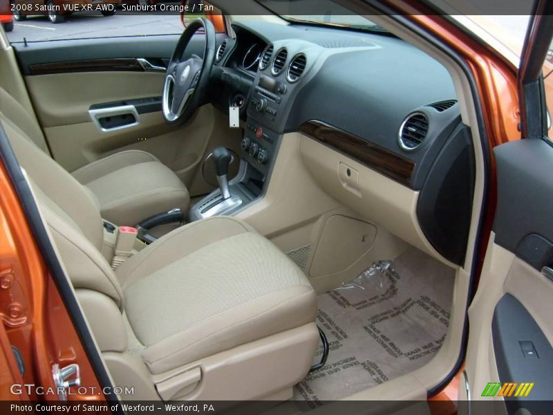 Sunburst Orange / Tan 2008 Saturn VUE XR AWD
