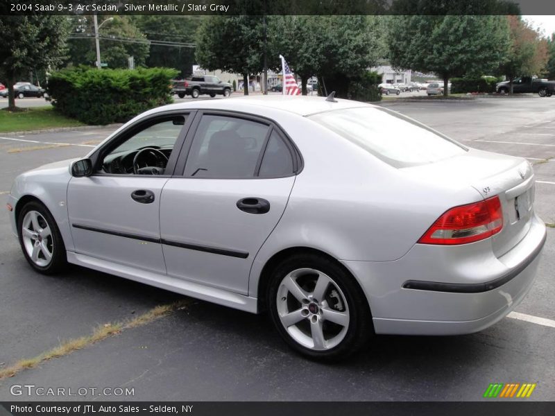 Silver Metallic / Slate Gray 2004 Saab 9-3 Arc Sedan