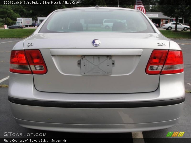 Silver Metallic / Slate Gray 2004 Saab 9-3 Arc Sedan