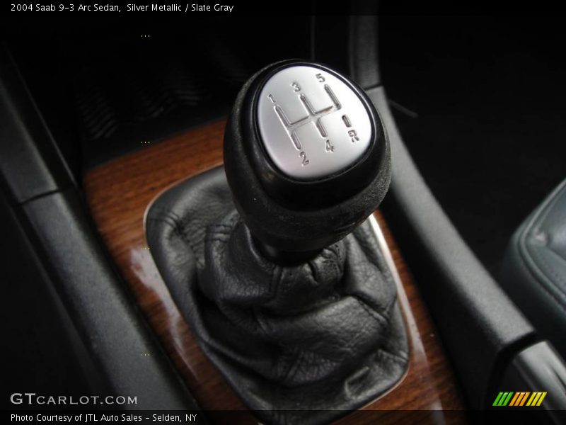 Silver Metallic / Slate Gray 2004 Saab 9-3 Arc Sedan