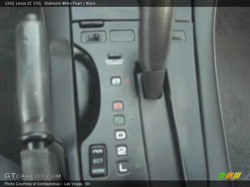 Diamond White Pearl / Black 1992 Lexus SC 300