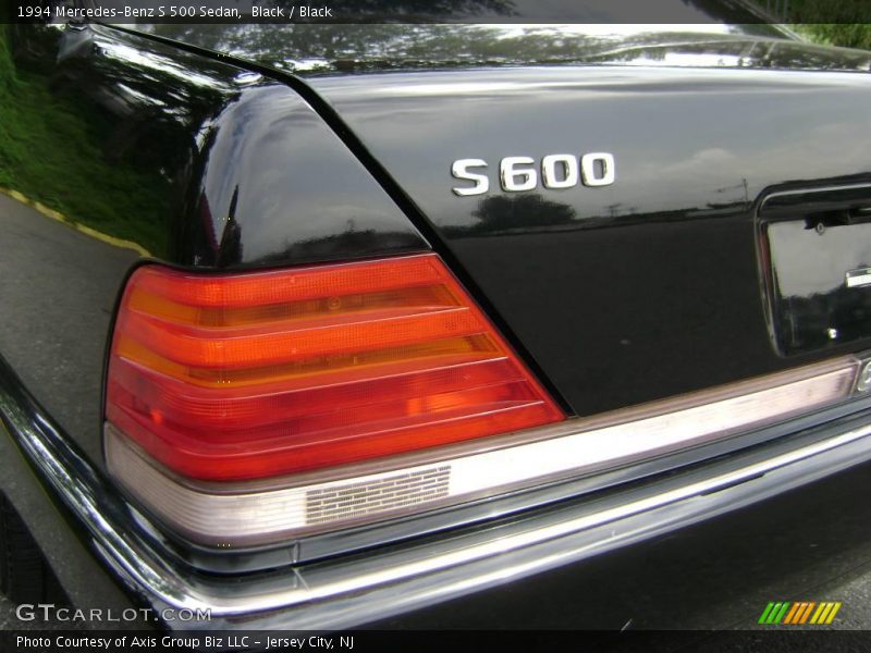 Black / Black 1994 Mercedes-Benz S 500 Sedan