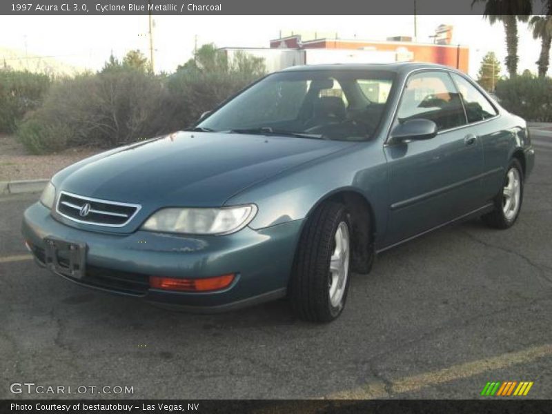 Cyclone Blue Metallic / Charcoal 1997 Acura CL 3.0