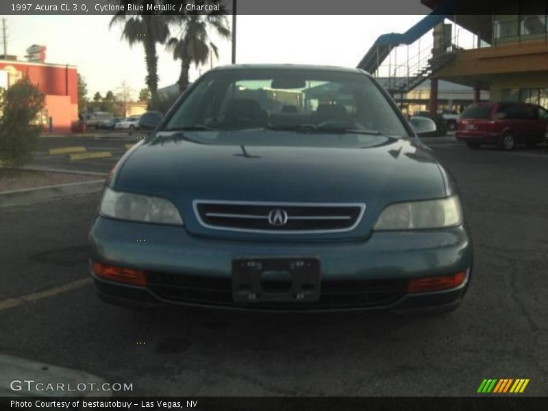Cyclone Blue Metallic / Charcoal 1997 Acura CL 3.0